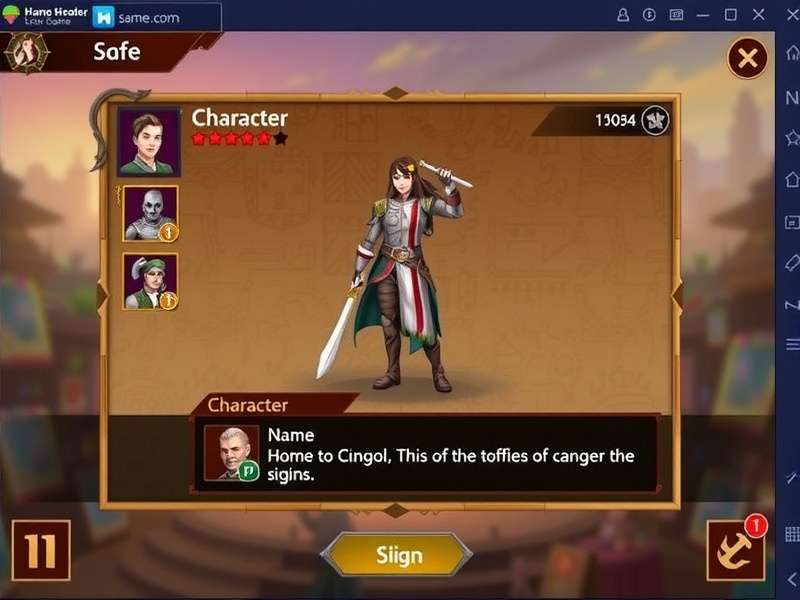 Pune Heroic Crusader Character Selection